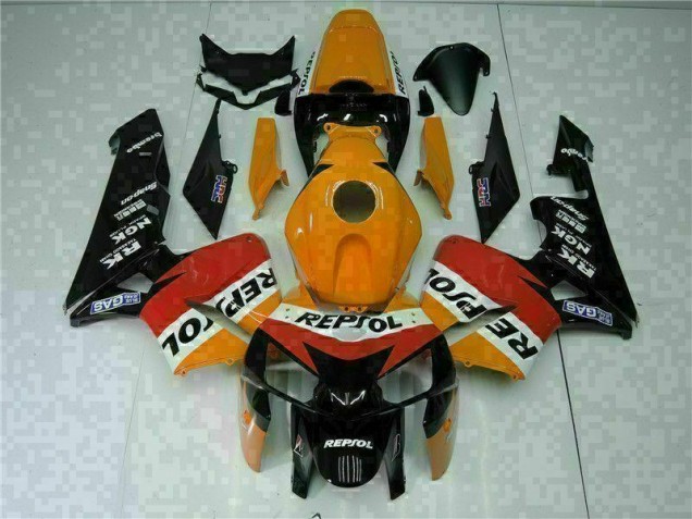 Naranja Negro Repsol Kit Carenado Moto Honda CBR 600 RR 05-06 Naranja Negro Repsol Kit Carenado Moto Honda CBR 600 RR 05-06