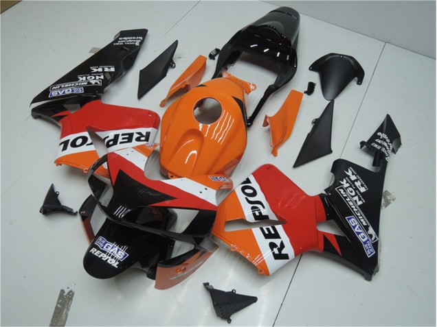 Naranja Rojo Negro Repsol Carenado Moto Honda CBR 600 RR 03-04 Naranja Rojo Negro Repsol Carenado Moto Honda CBR 600 RR 03-04