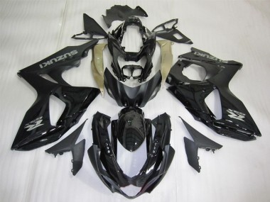 Negro ABS Carenado Motocicleta Suzuki GSXR 1000 K9 09-16