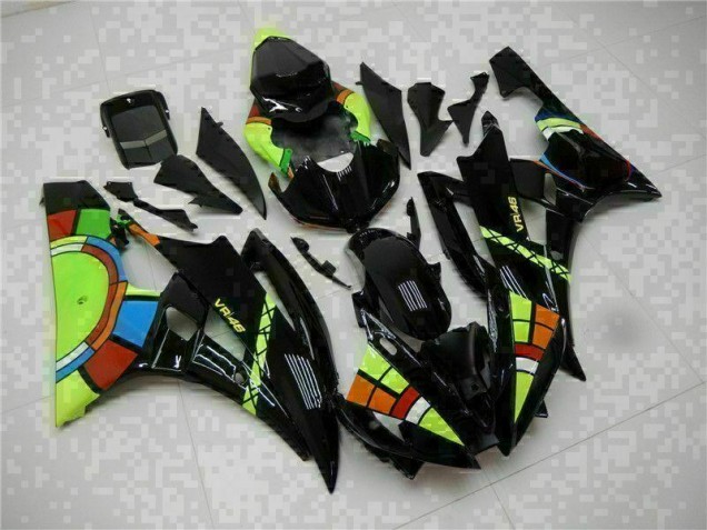 Negro ABS Moto Plástico Yamaha R6 06-07