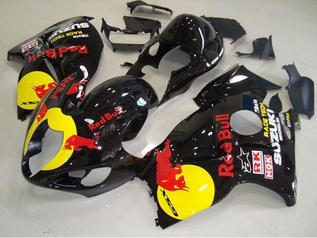 Negro Amarillo Red Bull Carenado Moto Suzuki GSXR 1300 Hayabusa 96-07