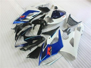 Negro Azul Blanco Carenado Moto Suzuki GSXR 1000 K5 05-06