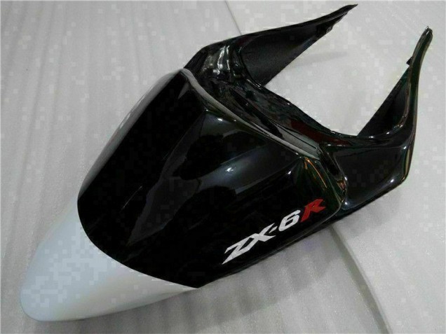 Negro Blanco 3M Touch4 Inyección Kit Carenado Moto Kawasaki ZX6R 09-12
