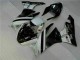 Negro Blanco 3M Touch4 Inyección Kit Carenado Moto Kawasaki ZX6R 09-12