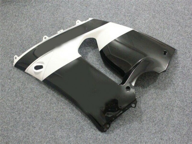Negro Blanco ABS Moto Plástico Kawasaki ZX6R 05-06
