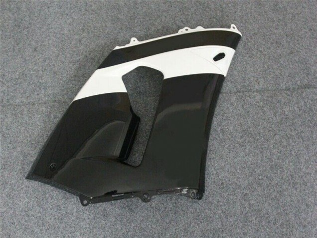 Negro Blanco ABS Moto Plástico Kawasaki ZX6R 05-06
