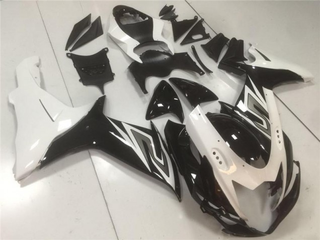 Negro Blanco ABS Moto Plástico Suzuki GSXR 600 / 750 K11 11-21 Negro Blanco ABS Moto Plástico Suzuki GSXR 600 / 750 K11 11-21