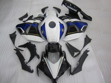 Negro Blanco Azul Carenado Moto Honda CBR 1000 RR 04-05