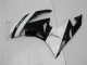 Negro Blanco Carenado Moto Kawasaki ZX6R 09-12
