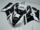 Negro Blanco Carenado & Plástico Moto Kawasaki ZX6R 05-06 Negro Blanco Carenado & Plástico Moto Kawasaki ZX6R 05-06