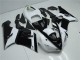 Negro Blanco Carenado & Plástico Moto Kawasaki ZX6R 05-06 Negro Blanco Carenado & Plástico Moto Kawasaki ZX6R 05-06