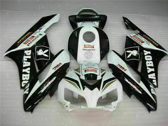 Negro Blanco Kit Carenado Moto Honda CBR 1000 RR 04-05 Negro Blanco Kit Carenado Moto Honda CBR 1000 RR 04-05
