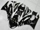 Negro Blanco Ninja Carenado Moto Kawasaki ZX6R 09-12 Negro Blanco Ninja Carenado Moto Kawasaki ZX6R 09-12