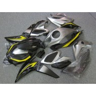 Negro Carenado Moto Kawasaki Z1000 07-09