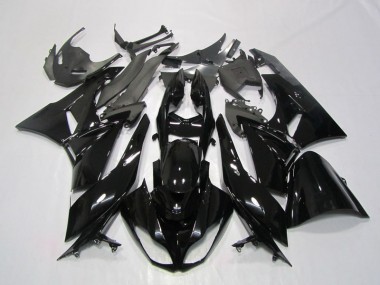 Negro Carenado Moto Kawasaki ZX6R 09-12