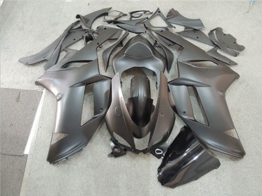 Negro Carenado & Plástico Moto Kawasaki ZX6R 07-08