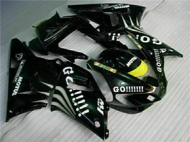 Negro Carrocería Motocicletas Yamaha R1 00-01