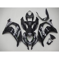 Negro Equipo de Carreras Ninja Carenado Moto Kawasaki ZX10R 16-19