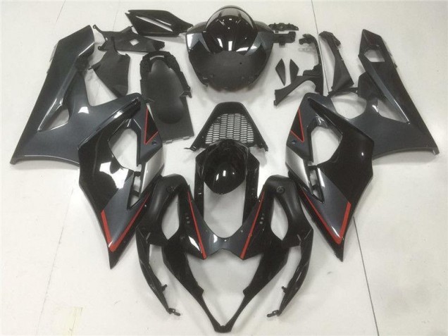 Negro Gris Carenado Moto Suzuki GSXR 1000 K5 05-06