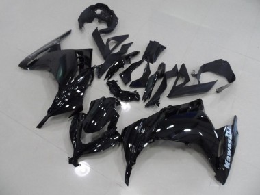 Negro Inyección Kits Carenado Moto Kawasaki ZX 300R 13-16