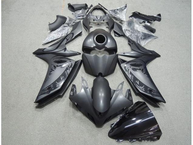 Negro Inyección Kits Carenado Moto Yamaha R1 07-08