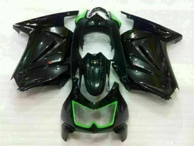 Negro Kit ABS Carenado Motocicleta Kawasaki EX250 08-12