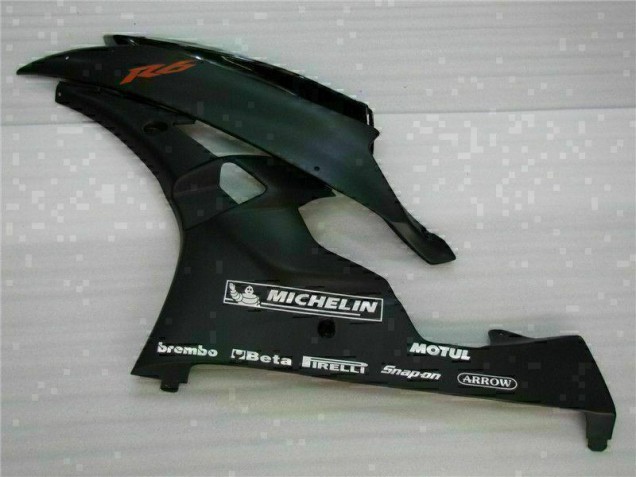 Negro Kit Carenado Moto Yamaha R6 06-07