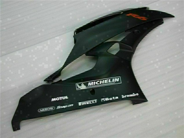 Negro Kit Carenado Moto Yamaha R6 06-07