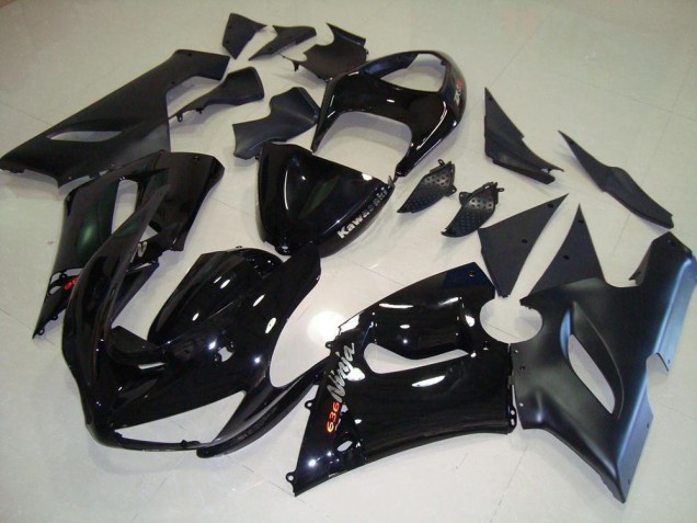Negro Kit Carenados Moto Kawasaki ZX6R 05-06 Negro Kit Carenados Moto Kawasaki ZX6R 05-06