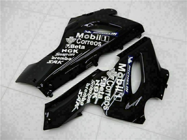 Negro Kit Completo Carenado Moto Kawasaki ZX6R 05-06