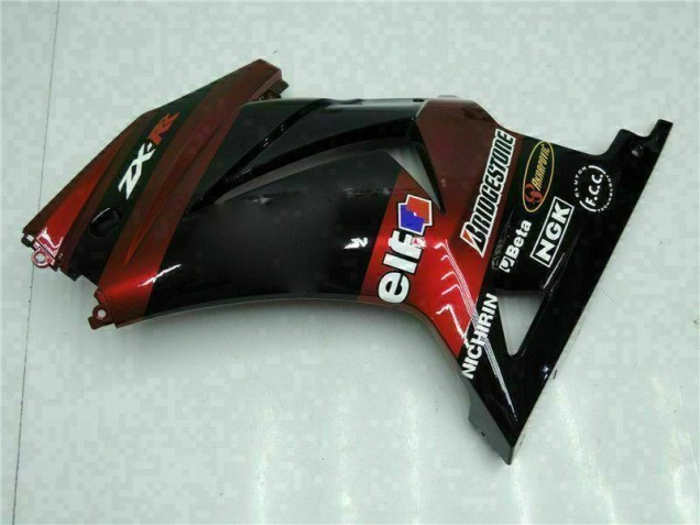 Negro Kits ABS Carenado Motocicleta Kawasaki EX250 08-12 Negro Kits ABS Carenado Motocicleta Kawasaki EX250 08-12