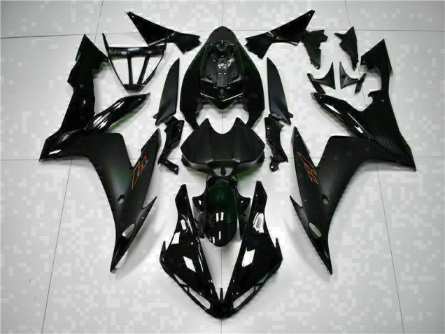 Negro Kits Completo Carenado Moto ABS Yamaha R1 04-06