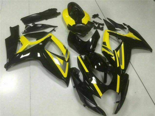 Negro Kits Completo Carenado Moto Suzuki GSXR 600 / 750 K6 06-07 Negro Kits Completo Carenado Moto Suzuki GSXR 600 / 750 K6 06-07