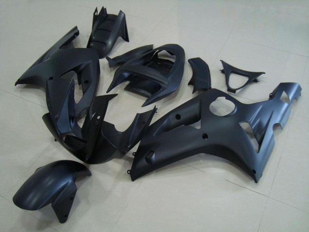 Negro Mate ABS Moto Plástica Kawasaki ZX6R 03-04 Negro Mate ABS Moto Plástica Kawasaki ZX6R 03-04
