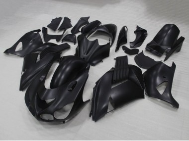 Negro Mate ABS Moto Plástico Kawasaki ZX14R ZZR 1400 06-11
