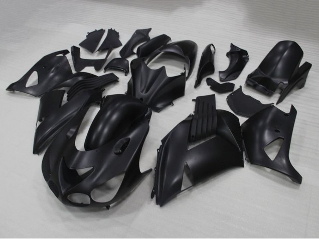 Negro Mate ABS Moto Plástico Kawasaki ZX14R ZZR 1400 06-11 Negro Mate ABS Moto Plástico Kawasaki ZX14R ZZR 1400 06-11