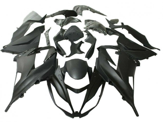 Negro Mate ABS Moto Plástico Kawasaki ZX6R 13-18 Negro Mate ABS Moto Plástico Kawasaki ZX6R 13-18