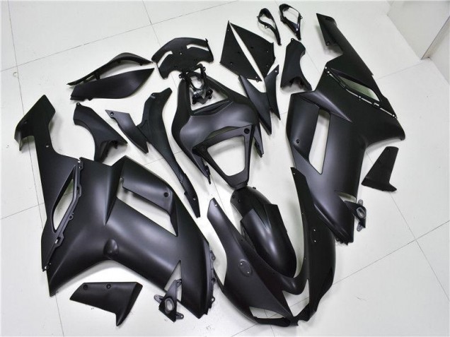 Negro Mate Carenado Moto Kawasaki ZX6R 07-08