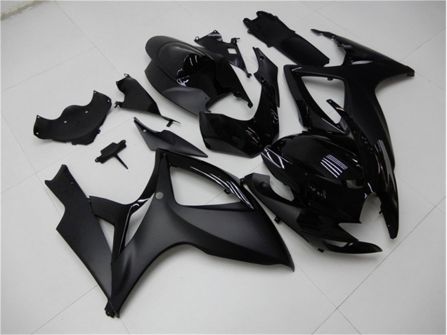 Negro Mate Carenado Moto Suzuki GSXR 600 / 750 K6 06-07 Negro Mate Carenado Moto Suzuki GSXR 600 / 750 K6 06-07