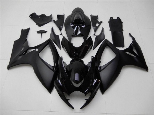Negro Mate Carenado Moto Suzuki GSXR 600 / 750 K6 06-07 Negro Mate Carenado Moto Suzuki GSXR 600 / 750 K6 06-07