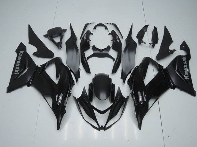 Negro Mate Carenado & Plástico Moto Kawasaki ZX6R 13-18 Negro Mate Carenado & Plástico Moto Kawasaki ZX6R 13-18