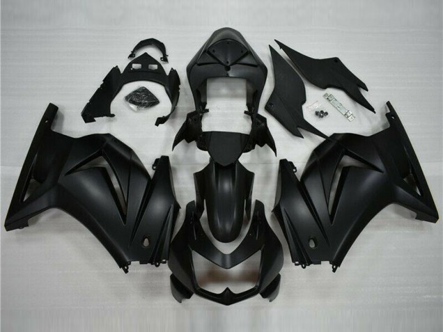 Negro Mate Kit Completo Carenado Moto Kawasaki EX250 08-12 Negro Mate Kit Completo Carenado Moto Kawasaki EX250 08-12