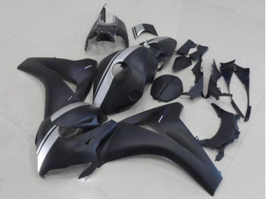 Negro Mate & Plata Carenado Moto Honda CBR 1000 RR 08-11