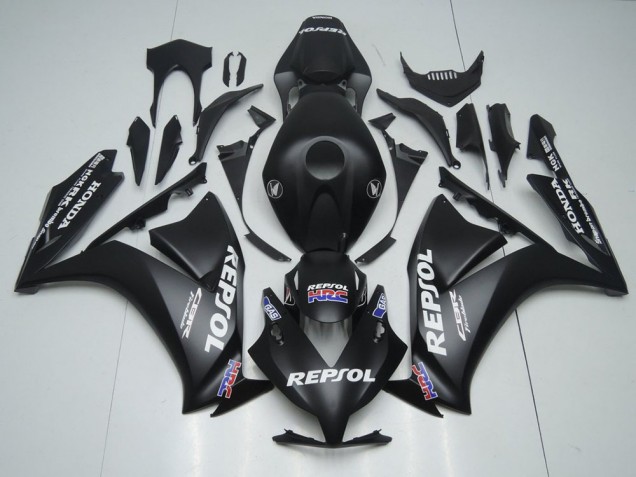 Negro Mate Repsol ABS Moto Plásticos Honda CBR 1000 RR 12-16 Negro Mate Repsol ABS Moto Plásticos Honda CBR 1000 RR 12-16