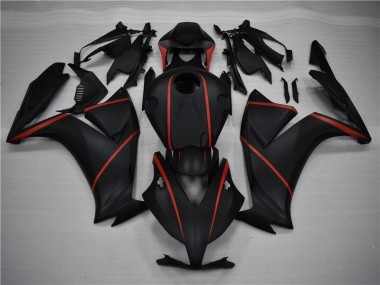 Negro Mate Rojo Carenado Moto Honda CBR 1000 RR 12-16