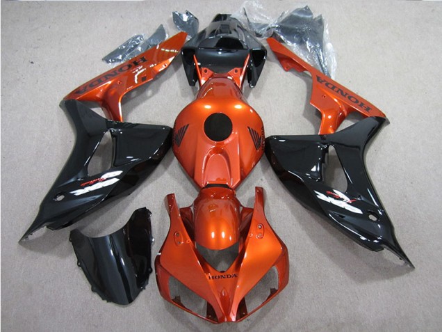 Negro Naranja Carenado Moto Honda CBR 1000 RR 06-07