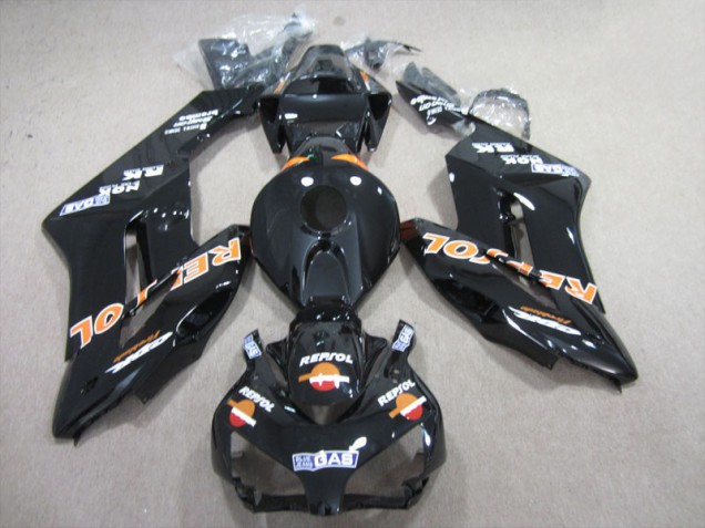 Negro Naranja Repsol ABS Moto Plástica Honda CBR 1000 RR 04-05 Negro Naranja Repsol ABS Moto Plástica Honda CBR 1000 RR 04-05