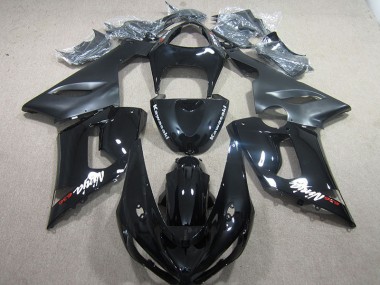 Negro Ninja 636 Moto Plástico Kawasaki ZX6R 05-06