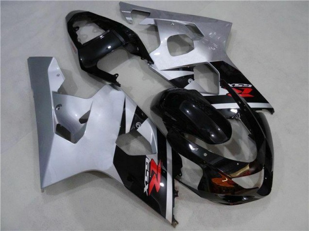 Negro Plata Carenado Moto Suzuki GSXR 600 / 750 K4 04-05 Negro Plata Carenado Moto Suzuki GSXR 600 / 750 K4 04-05