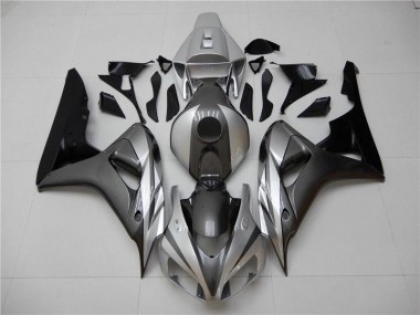 Negro Plata Gris Carenado Moto Honda CBR 1000 RR 06-07